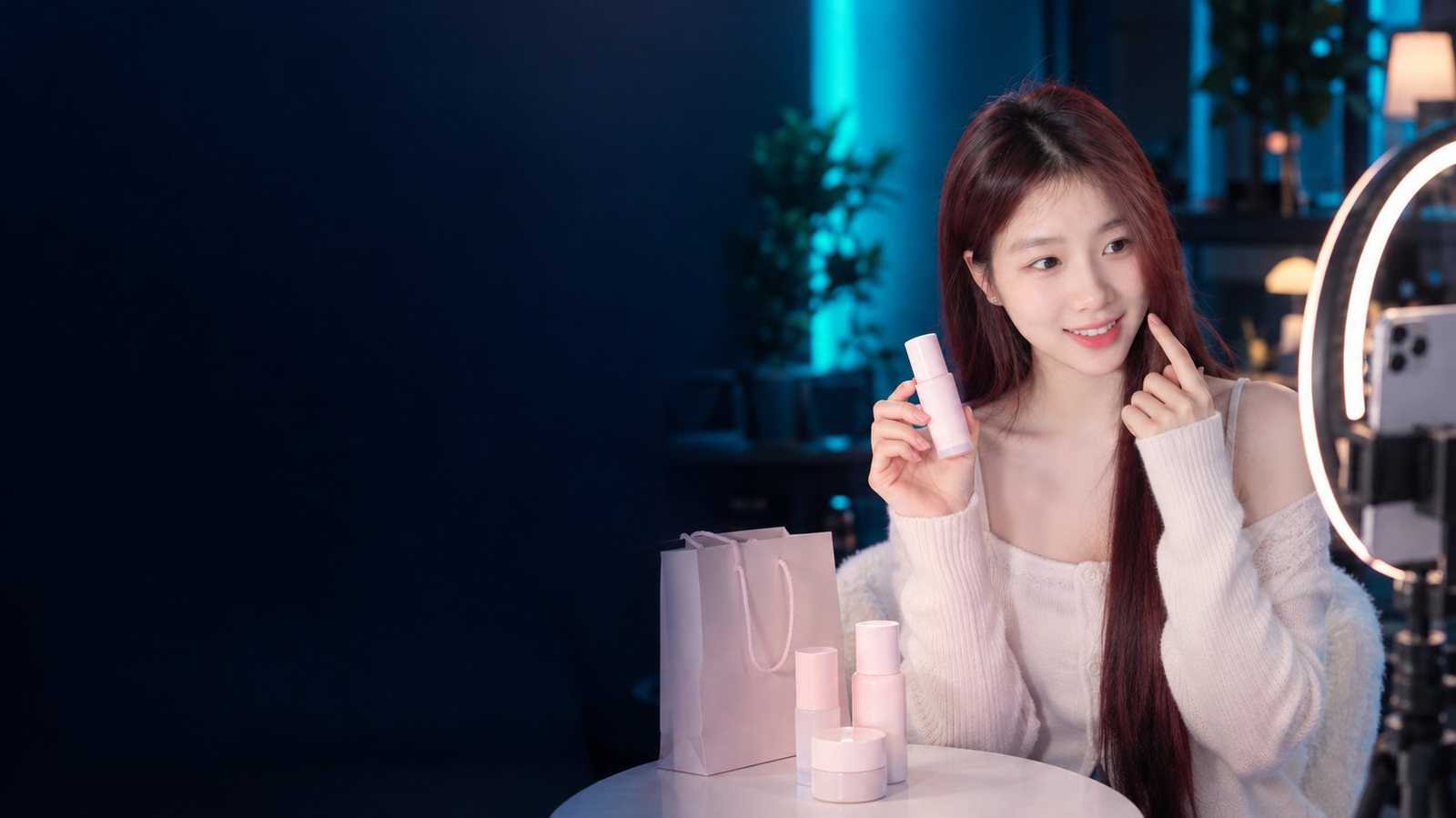 Creator content with brand products